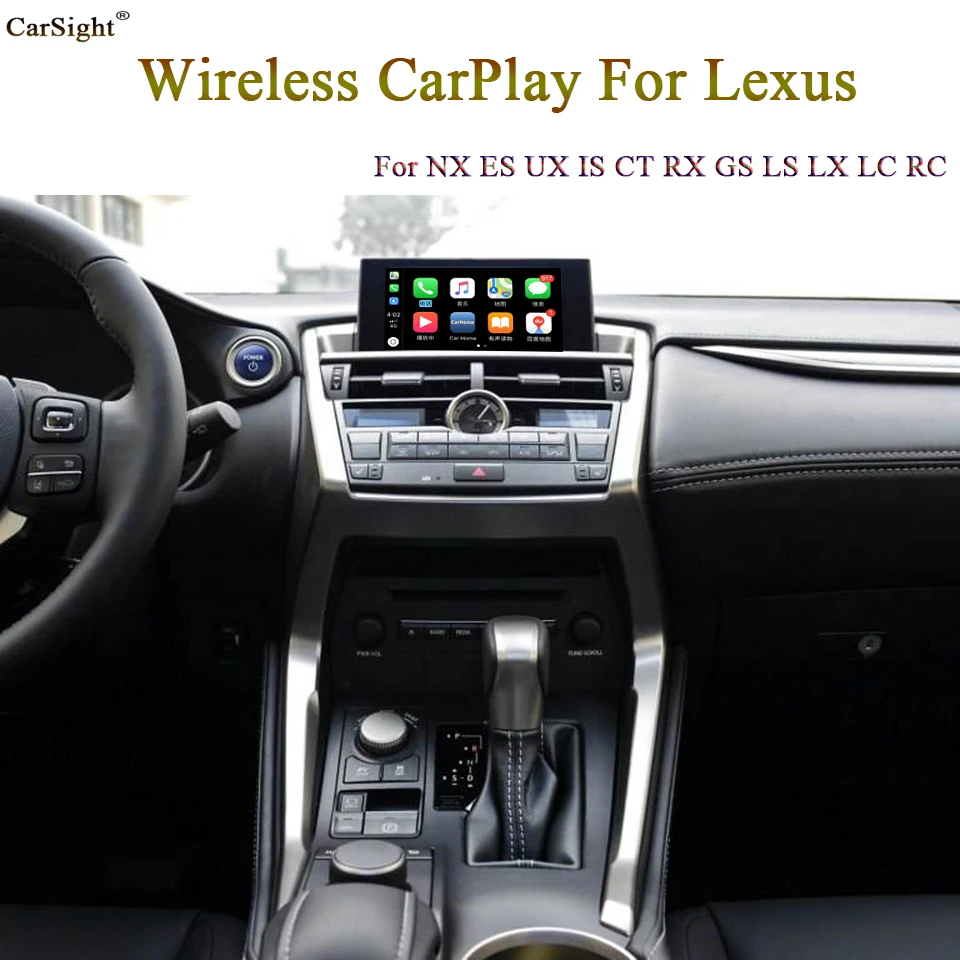 CarPlay Retrofit pentru LEXUS GS350 Suport iPhone Auto Modul de Redare Android Telefon Miracast RCA Camera din Spate - 0