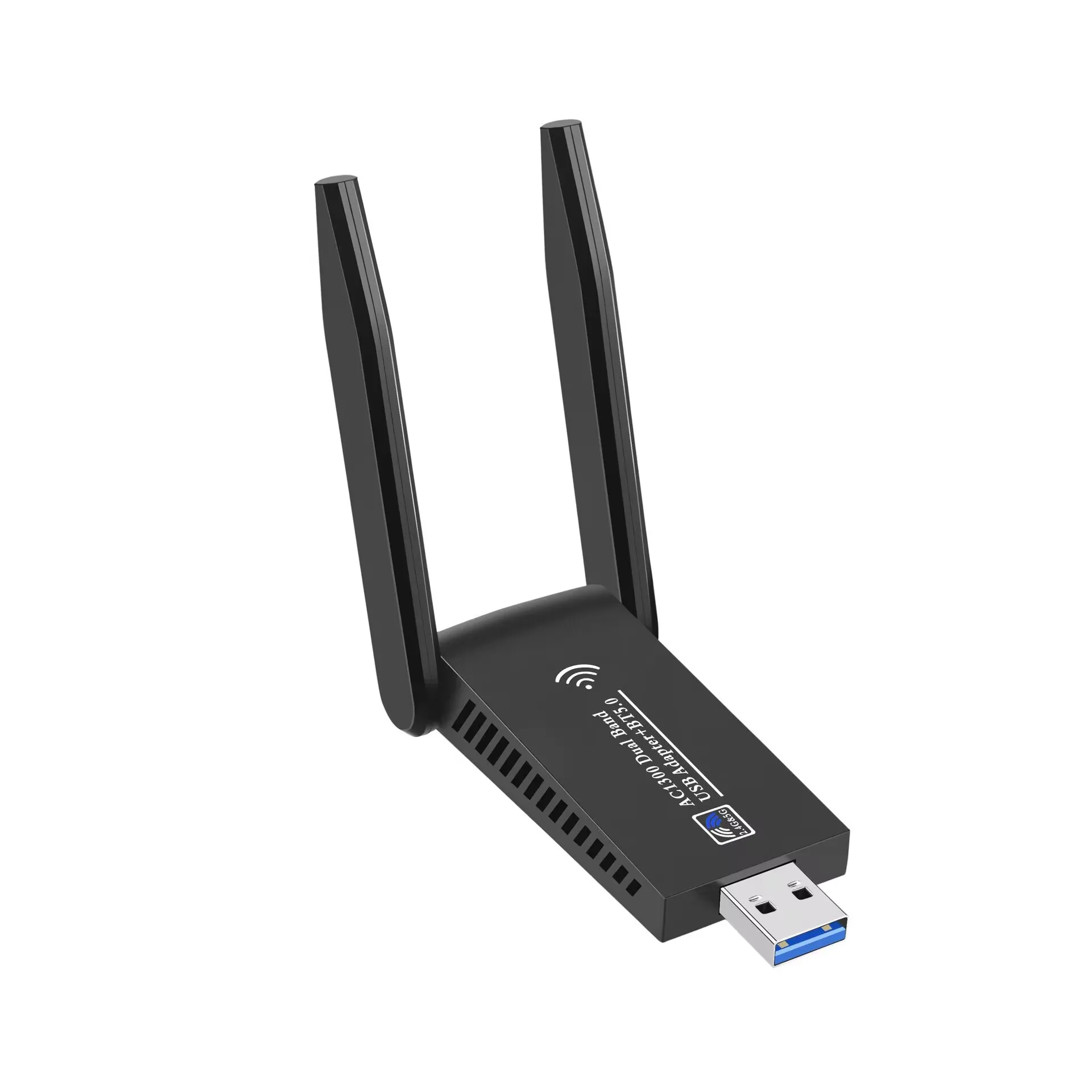 Dual Band 2.4 G 5.8 G Wireless Network Interface Controller Bluetooth 5.0 2 In 1 1300M Sofer USB3.0 Adaptor WiFi Cu Antena - 0
