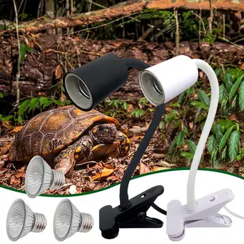 Broască țestoasă Pelerin Lampa cu Spectru Complet UVA+UVB Reptile Bec Lampa LED Turtle Pelerin Lumina UV Terariu Pentru Reptile, Amfibieni