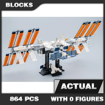 864pcs Idei Spațiu Stația Spațială Internațională ISS Transfer de Marfă, nave Spațiale 50005 Bloc Jucării Compatibil cu Modelul