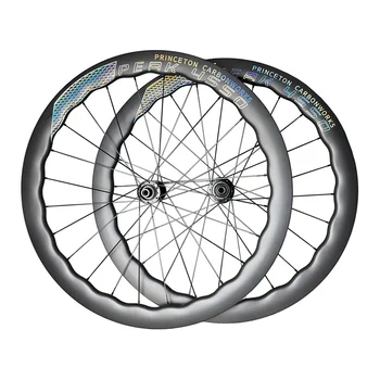 700c*25c Argint Logo Negru 4550 50mm Carbon Road Bike Roti Janta de Frână pentru Biciclete osiei montate Powerway R13 Hub-uri de Nava De UPS Pentru UE