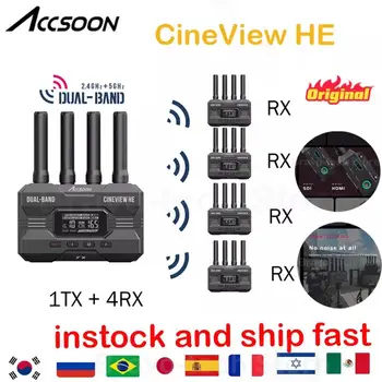 Accsoon CineView A 2.4 Ghz, 5Ghz Dual Band Wireless Video Transmițător Receptor Multi-Spectru de Transmisie Video Wireless Sistem