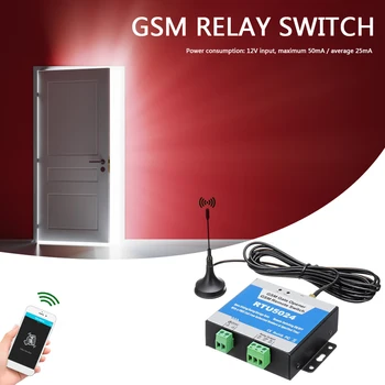 850/900/1800/1900MHz RTU5024 GSM Gate Releu Comutator Wireless Ușa de Acces cu Deschidere
