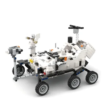 MOC Idei Creative High-Tech City Spațiu Mars Science Laboratory Curiozitatea Rover Lander Set de Blocuri de Construcție de Jucarii pentru Copii Cadouri