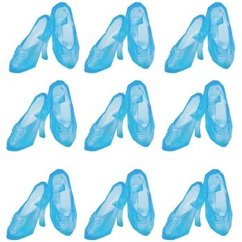 Printesa Papusi Mini Princess Casa Accesorii Mini Crystal Slipper Pantofi De Casă Jucărie Decor Cu Toc Prop Piese Copii