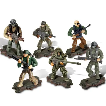 Militar Modern, figurine model blocuri caramizi kit Jungla de combatere a terorismului minifigs armă mega soldat jucarii si cadouri