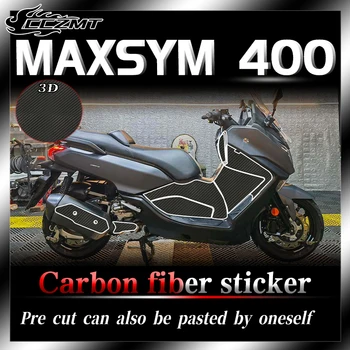 Pentru SYM MAXSYM400 autocolant 3D carbon, fibra de protecție autocolant suprafață vopsea transparent, invizibil mașină de îmbrăcăminte film autocolant auto