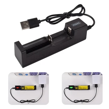 4.2 V 18650 Baterie Litiu Baterii de Încărcare Adaptor USB Încărcător de Baterii Li-ion Cu Indicator luminos