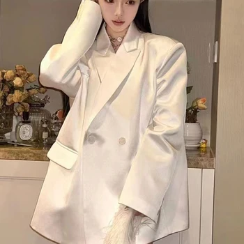 2023 Costum De Blana Pentru Femei Premium Primăvară Coreean Versatil Liber Casual Transport Gratuit