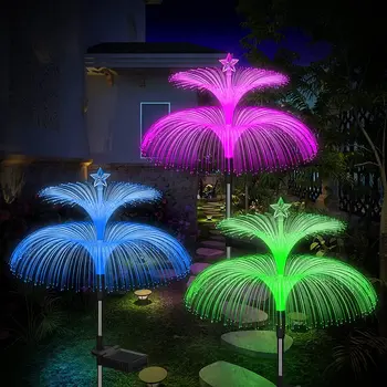 Solar meduză de lumină grădină în aer liber de lumină cu led-uri impermeabil masina de peisaj de grădină decor de culoare atmosferă pentru a introduce lumini