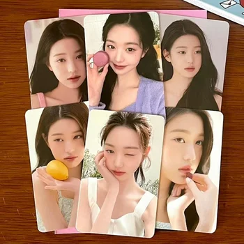 KPOP-AM Wonyoung Publicitate Aprobarea Cadou PhotoCards 6pcs Selfie LOMO Carduri de Lentile de Contact Cosmetice Carduri de Fan Colecții