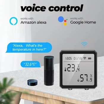WiFi Smart IR Control de la Distanță Compatibil cu Alexa Google Casa Tuya Aplicație de Control de Monitorizare în timp Real cu efect de Seră Umidificatorul de Camera
