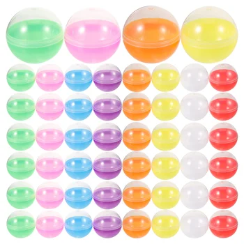 50 Buc Guma Capsule Jucăria Poate Fi Umplută De Plastic Automat Capsule Vrac Umplere Gol Bile Gumball
