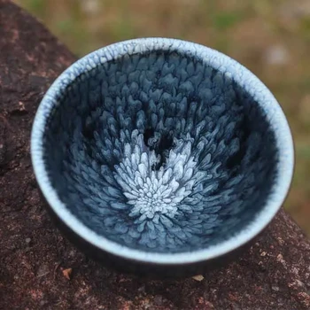 China Tenmoku Castron de Ceai în Stil Japonez Ceașcă de ceai Cana de Apa din Gresie Ceramică Artizanat Kungfu Cesti preparate din Bucătăria Drinkware/JIANZHAN