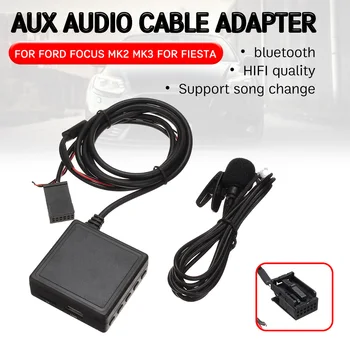 bluetooth Aux Receptor de Cablu cu USB,microfon Hands-free, Adaptor Aux pentru Ford pentru Focus Mk2 MK3 pentru Fiesta