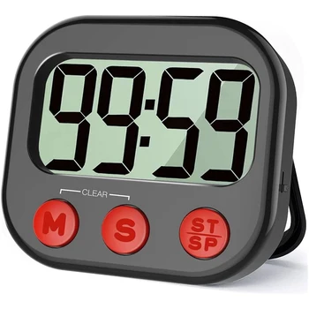 Cronometru de bucătărie, Digital Timer Vizual Magnetic Ceas Cronometru, Countdown Timer, Ecran LCD Mare de Afișare pentru Gătit