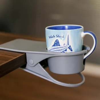 Birou de Partea de Sticlă Ceașcă Sta cu Clip de Siguranță Robust Material ABS Ține în Siguranță de Pahare pentru Apă Cana de Cafea Titular