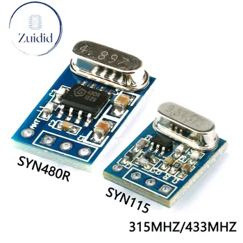 5pcs/1 buc 315MHZ Wireless 433MHZ Receptor Modulului Transmițător SYN115 SYN480R CERE/OOK 315 433 Mhz PCB pentru arduino