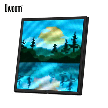 Divoom Pixoo-64 Ramă Foto Digitală Cu 64*64 Pixel de Artă CONDUS de Imagine Electronic, Display de Bord,Lumina de Neon Semn Decor Acasă