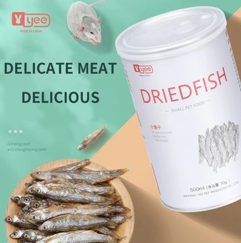 60g YEE Nutritive Pește de apă Dulce Uscat Pisica Hamster Alimente Iarbă Uscată produse Alimentare Hrană pentru animale de Companie en-gros