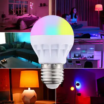 Bec LED Estompat mai Multe Moduri de Iluminare de Înaltă Luminozitate Funcție de Memorie Decorative Universal de Culoare RGB Petrecere Bec Lampa
