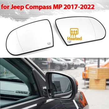 Partea Incalzite Electrice Unghi Larg Aripa Oglindă de Sticlă Pentru 2017-2022 Jeep Compass MP Accesorios