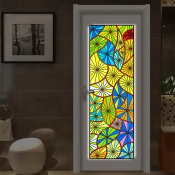 Personalizat minunat de culori personalizate de artă din sticlă uși glisante geam pridvor partiție de fundal de ecran de perete tavan biserica veche sticlă