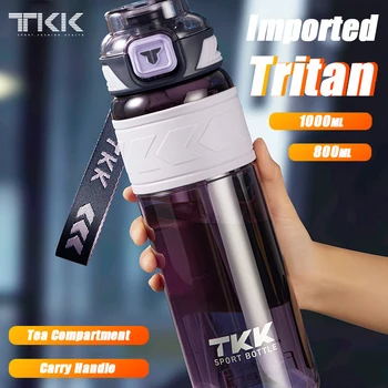 TKK Sport Sticla de Apa cu Ceai de Scurgere Hochman TRITAN Portabil Paie și Directă Adulți în aer liber, sală de Gimnastică Fierbător BPA-Free, anti-Scurgere