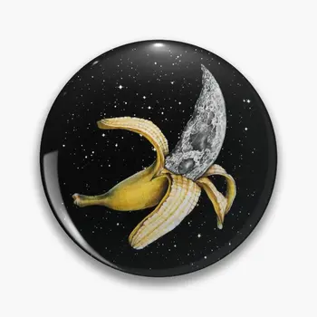 Luna Banana Moale Butonul Pin Bijuterii Cadou Amuzant Desene Animate De Metal Moda Broșă Creative Decor Insigna Drăguț Haine Femei Iubitor