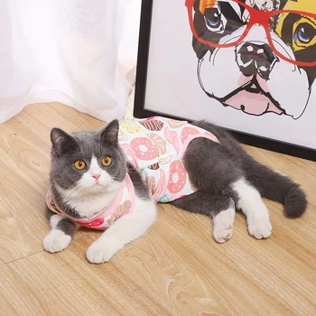 Animale de companie Cățeluș Haine Vesta Profesionale Cat de Recuperare Costum pentru Rani Abdominale sau Proteja Pielea