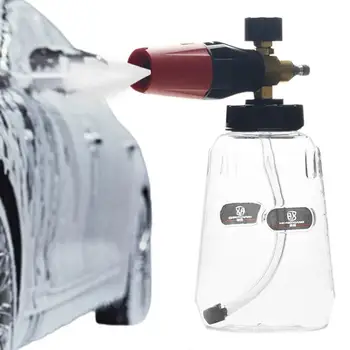 De înaltă Presiune Spuma mașină de Spălat 1000ml Spuma Spray Oală Manual 1/4 Interfață Spuma Tun Transparent Spalatorie Auto Accesorii Kit