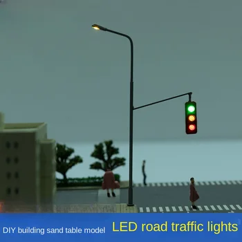 Arhitectural Scena DIY Decorare Model de Material Model de semafor, Strada Lumina