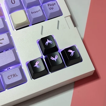 4BUC ABS Backlit Inima Taste Înălțime pentru WASD Direcția Tastă Tastatură Mecanică de Gaming DIY