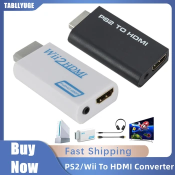 Pentru PS2 să compatibil HDMI Convertor Adaptor 480i/480p/576i Audio-Video Cu Cablu Audio de 3,5 mm Suporta PC PS2 Moduri de Afișare