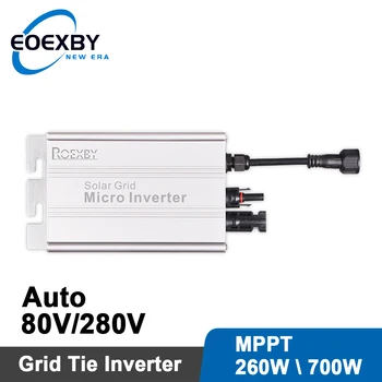 EOEXBY Solare grid tie inverter MPPT 300W350W500W600W700W PV Modular Inteligent micro sistem invertor DC-AC de Ieșire 120V/230V Auto