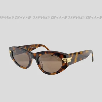 Fierbinte Vinde Noua Moda Vintage Ochi de Pisica ochelari de Soare pentru Femei Brand Designer de ochelari de soare Retro Oval Ochelari de Soare Femei UV400 Obiectiv Eyewears
