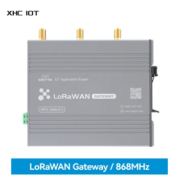 SX1302 868MHz Industriale Electrice Gateway Multi Canal Wireless Gateway DC8~28V 27dBm Half Duplex XHCIOT E870-L868LG12 3km