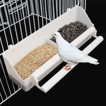 Papagal Păsări De Apă Agățat Castron Papagal Alimentator Cutie Cusca Container De Plastic Alimentar