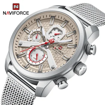 Cuarț Ceasuri de Lux pentru Bărbați Impermeabil Luminos Brand de Top Ceas Sport pentru Barbati de Afișare a Datei Relogios Masculino NF9211S