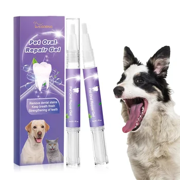 Animale de companie Orală Reparații Gel Spray de gură Elimina Respiratia urat mirositoare Împrospătarea Gel Oral pentru animale de Companie de Curățare Dinți Instrument