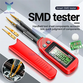 1buc ANENG GN701 Digital Penseta Smart SMD Tester Electric Multimetru Rezistenta Capacitate de Continuitate Test Diodă Metru