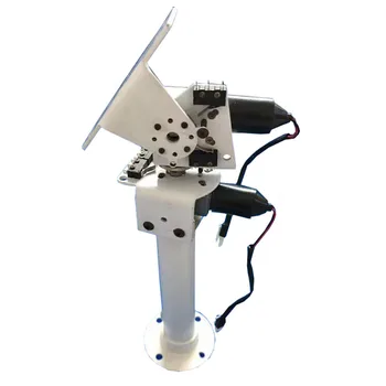 NOI DIY DC Dual Axis Pan Tilt Solare Urmărire și Monitorizare Robot Sarcină Grea Cuplu Mare de Metal Axa X Axa Y Worm Gear Motor