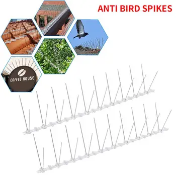 14pcs Anti Pasăre Piroane Porumbel/Bird Repeller Antifurt din Oțel Inoxidabil PC-ul de Bază Pasăre de Descurajare Thorn Unghii Kit 25cm Grădină Consumabile