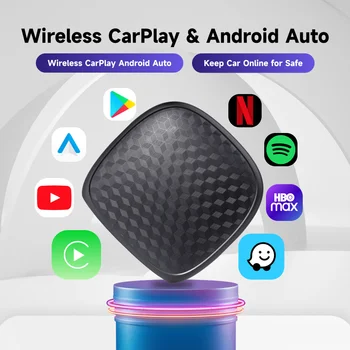 Vcarlinkplay CarPlay Ai Cutie Android 13.0 pentru Netflix, YouTube, Plus 8-Nuclee CPU Audio și Video Receptoare pentru Autoturisme