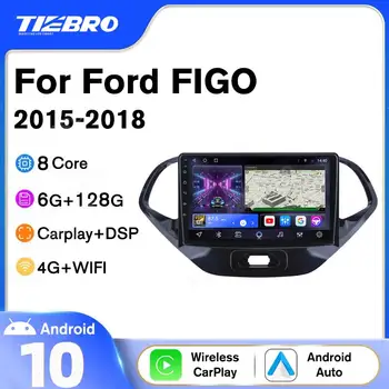 Tiebro 2DIN Android10.0 Radio Auto Pentru Ford FIGO 2015-2018 Radio Auto Cu Ecran Multimedia 2DIN DVD Player, Navigatie Gps DSP