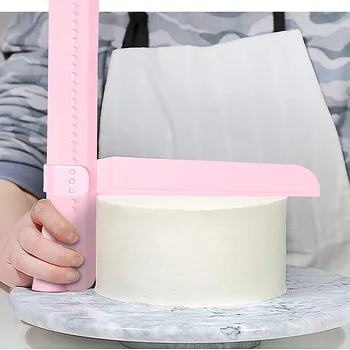 Tort Racleta Convenabil Reglabil Fondant Spatule Tort Marginea mai Fina Crema de Decorare DIY Bakeware Tacamuri de Bucatarie Tort Instrument