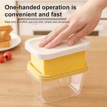 Unt de Tăiere Cutie Cu Capac cu capacitate Mare de Transparent Unt brânză de Stocare Proaspete-o Cutie Cuttable Design Unt Container Box