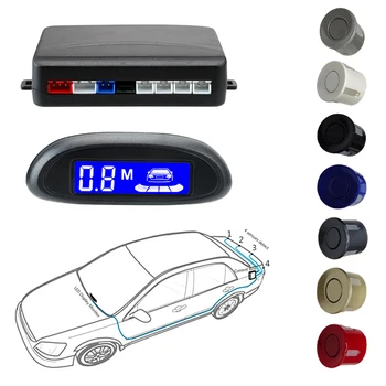 Senzor de parcare Sistem de 12V DC Masina Automat Parktronic LCD Auto Senzor de Parcare Auto Radar de mers înapoi Buzzer Detector de Sistem
