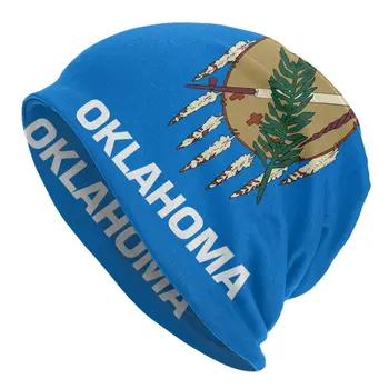 Noul Capac Tricotate Femei Bărbați Cap De Primăvară De Iarnă Elastic Pavilion Din Oklahoma Căciuli Capac En-Gros