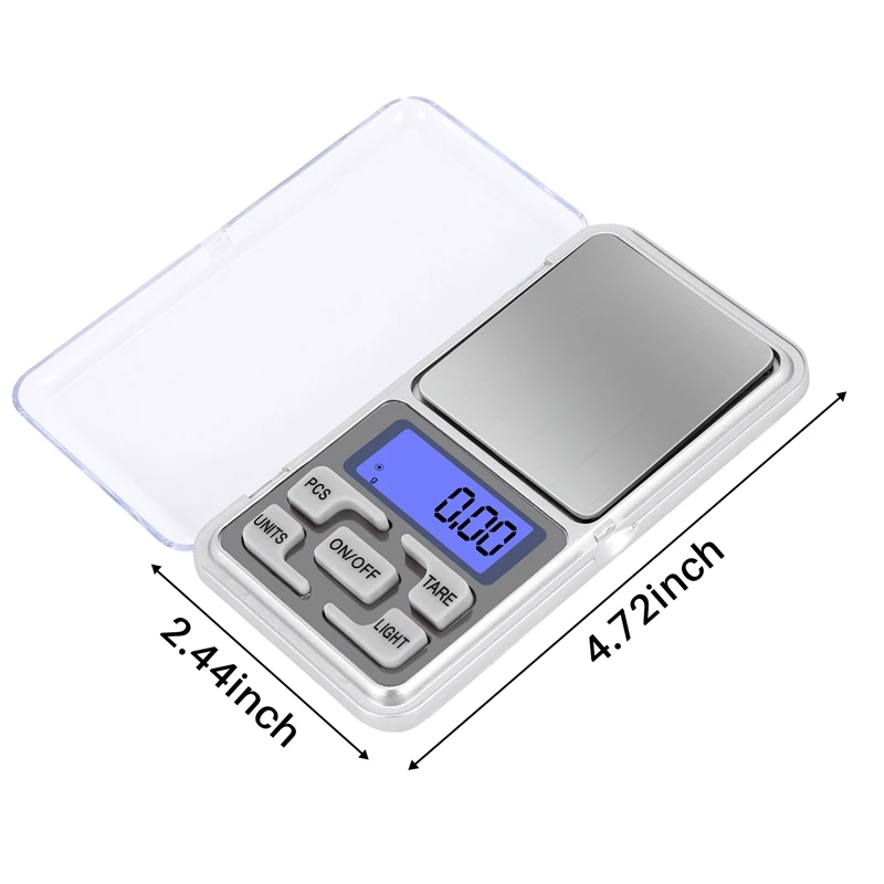 0,01 G Mini Digital Scale bijuterii Bijuterii Cântare Ecran LCD de Înaltă Precizie de Măsurare de Buzunar Greutate Instrumente - 1